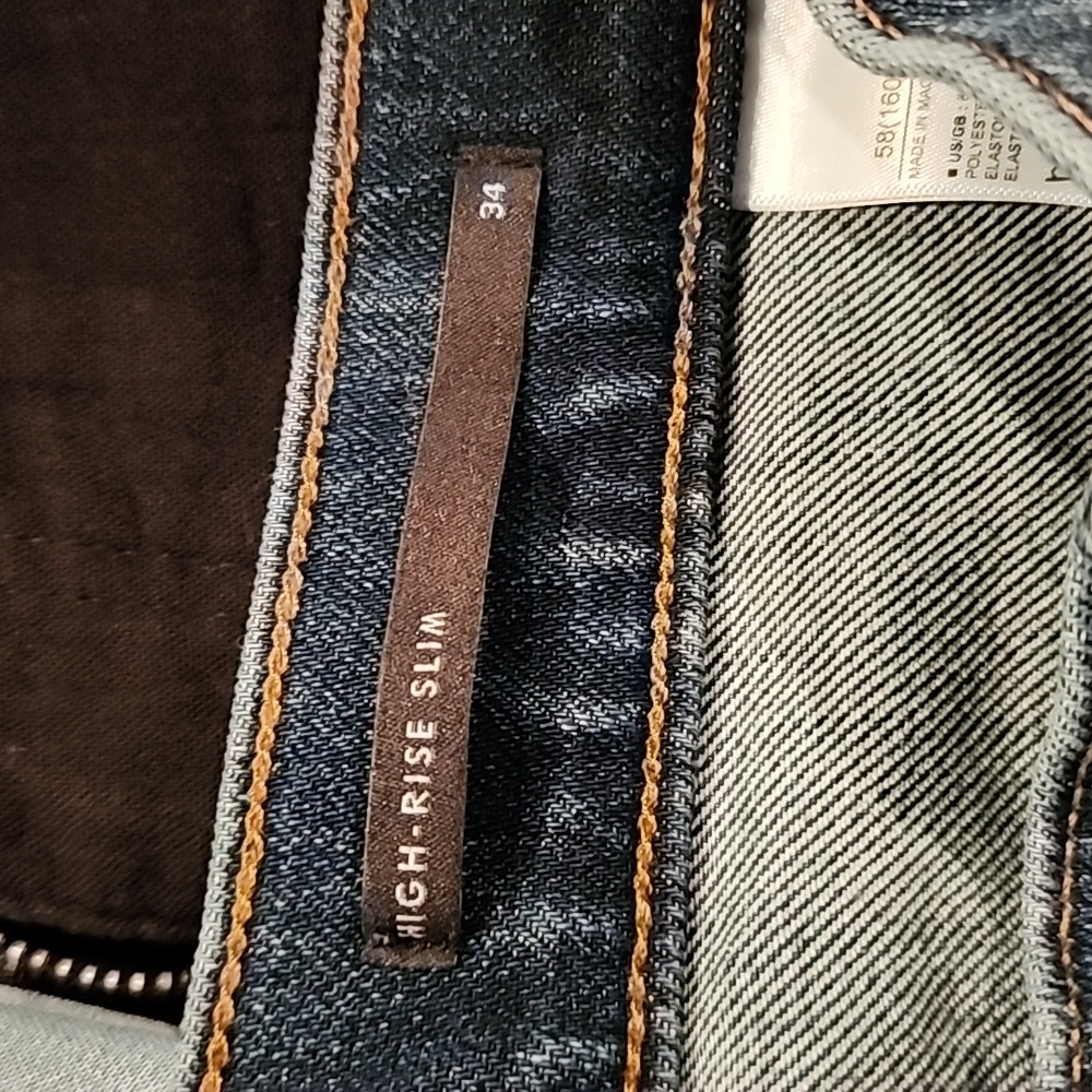 Banana Republic High Rise Slim Cut Womens Premium Denim Jeans - Picture 7 of 8